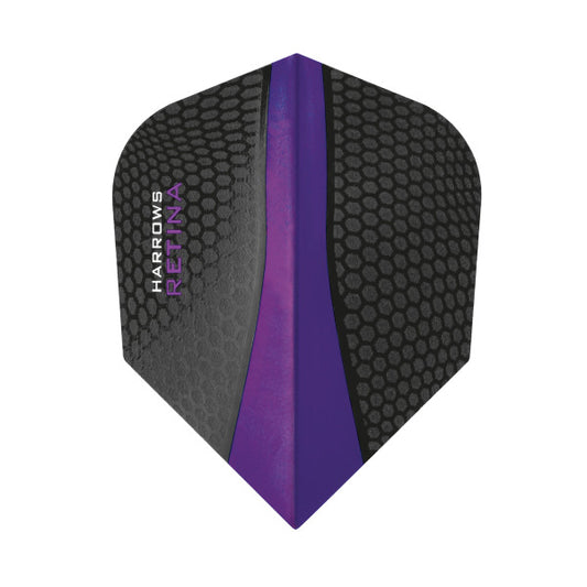 Harrows x Viper Retina Standard Flight Purple Dart Flights