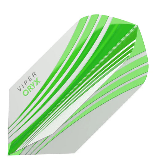 Viper V-100 Flights Oryx Slim Green/White Dart Flights